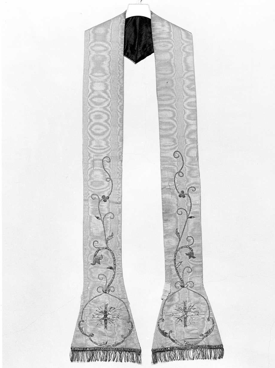 stola, elemento d'insieme - manifattura Italia meridionale (prima metà sec. XIX)