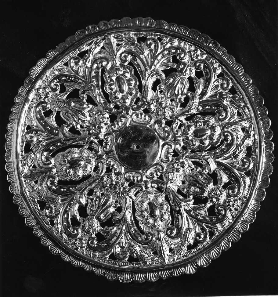 aureola di immagine sacra - bottega Italia meridionale (prima metà sec. XIX)