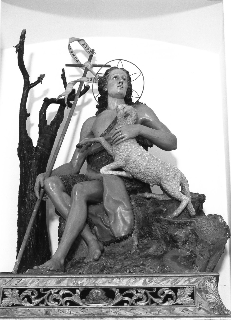 San Giovanni Battista (scultura) di Falcucci Gabriele, Falcucci Michele (seconda metà sec. XIX)