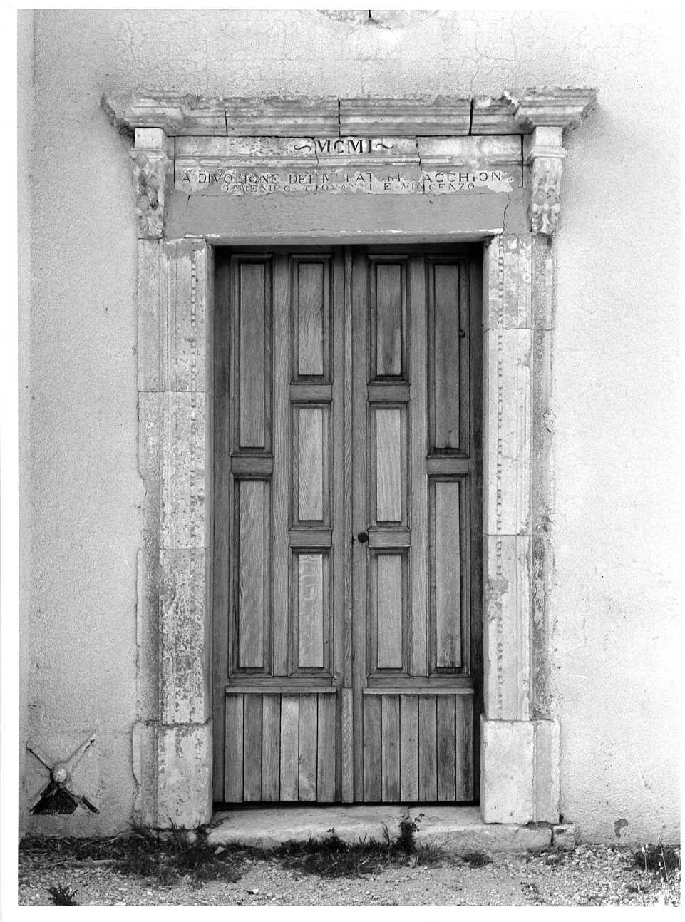 portale - bottega molisana (sec. XX)