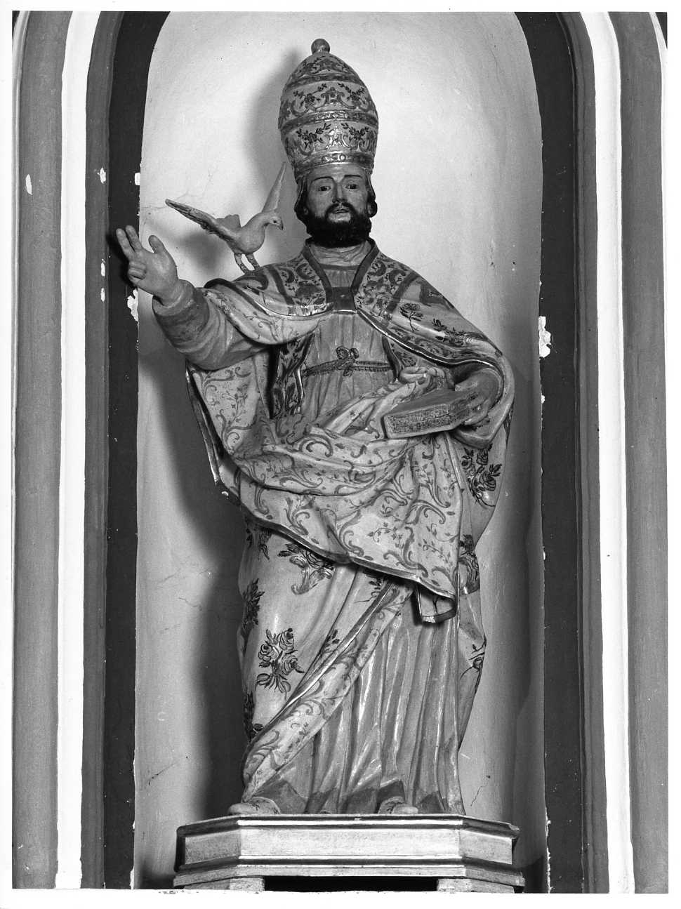 San Gregorio (statua) - bottega di Oratino (fine sec. XVIII)