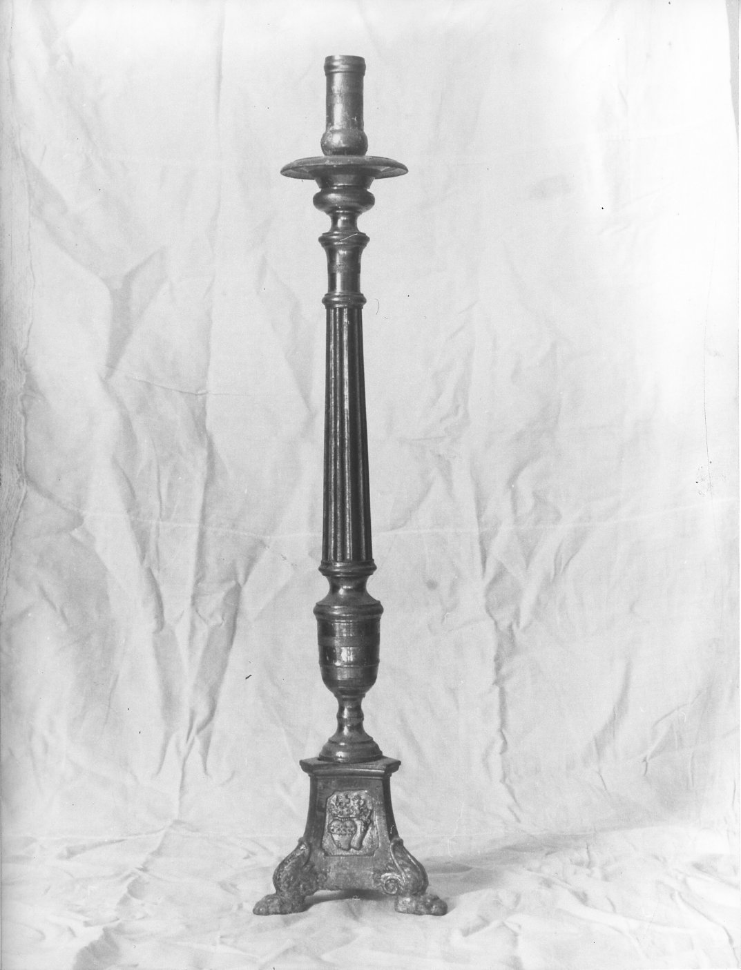 candelabro, serie - bottega molisana (fine sec. XIX)