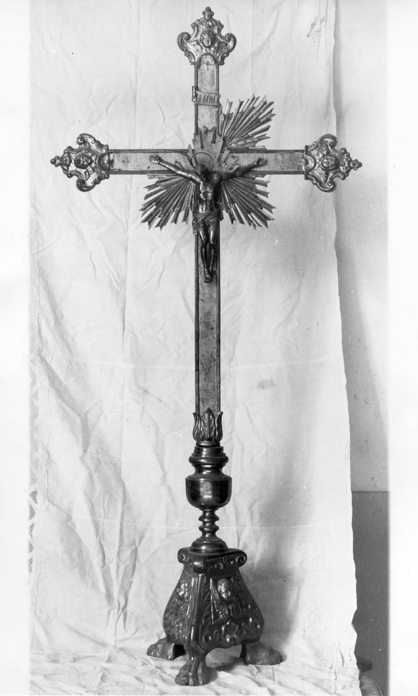 croce d'altare - bottega molisana (fine sec. XIX)