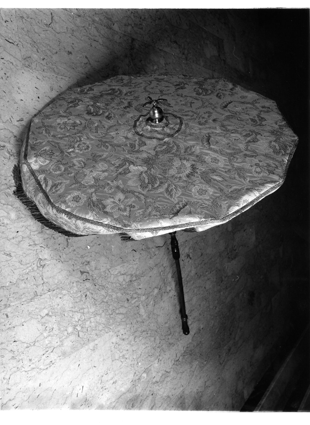 ombrellino processionale - manifattura Italia meridionale (fine/inizio secc. XVIII/ XIX)