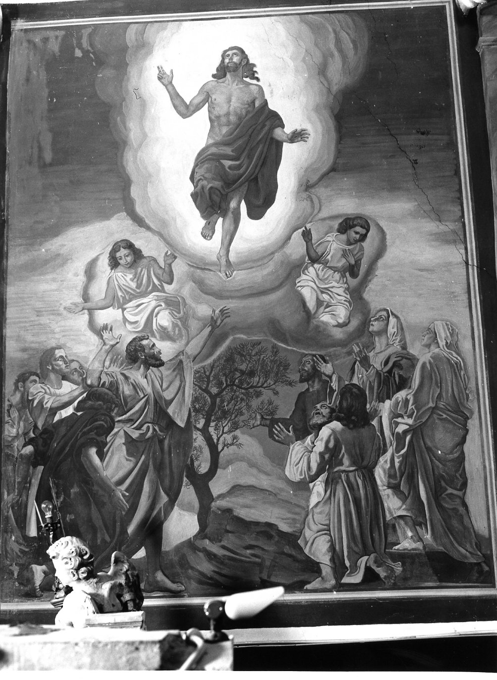 ascensione di Cristo (dipinto) di Trivisonno Amedeo (sec. XX)