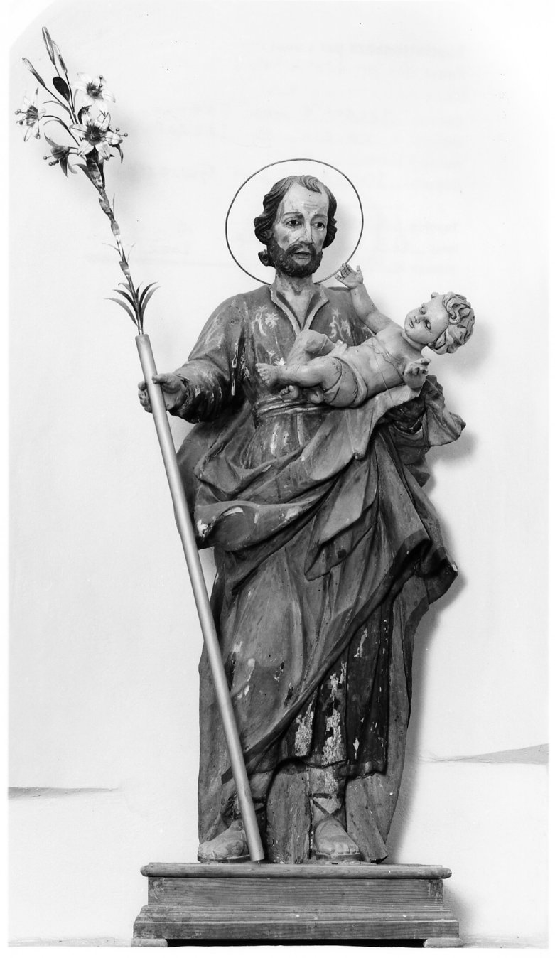 San Giuseppe (statua) di Giovannitti Silverio (attribuito) (metà sec. XVIII)