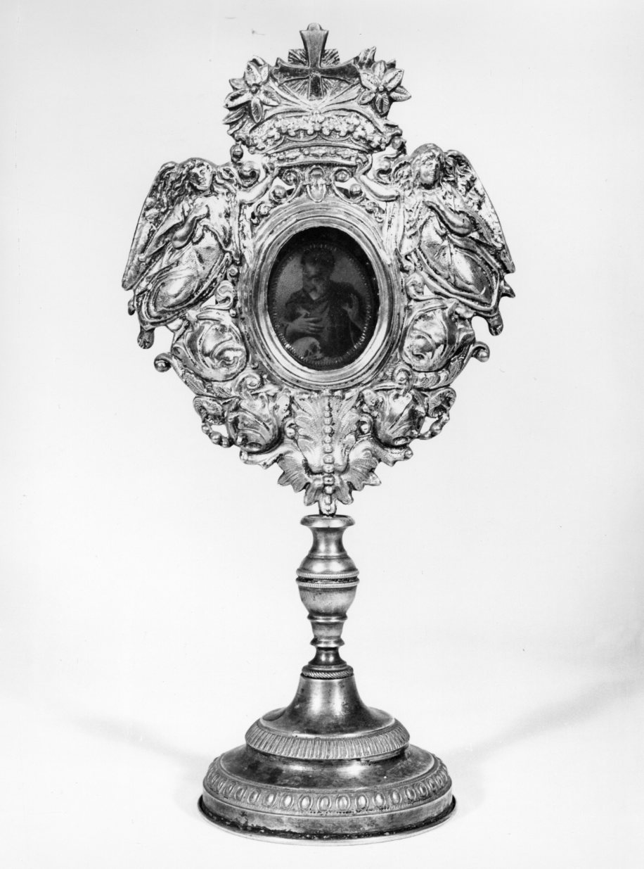 reliquiario - bottega napoletana (secc. XVIII/ XIX)