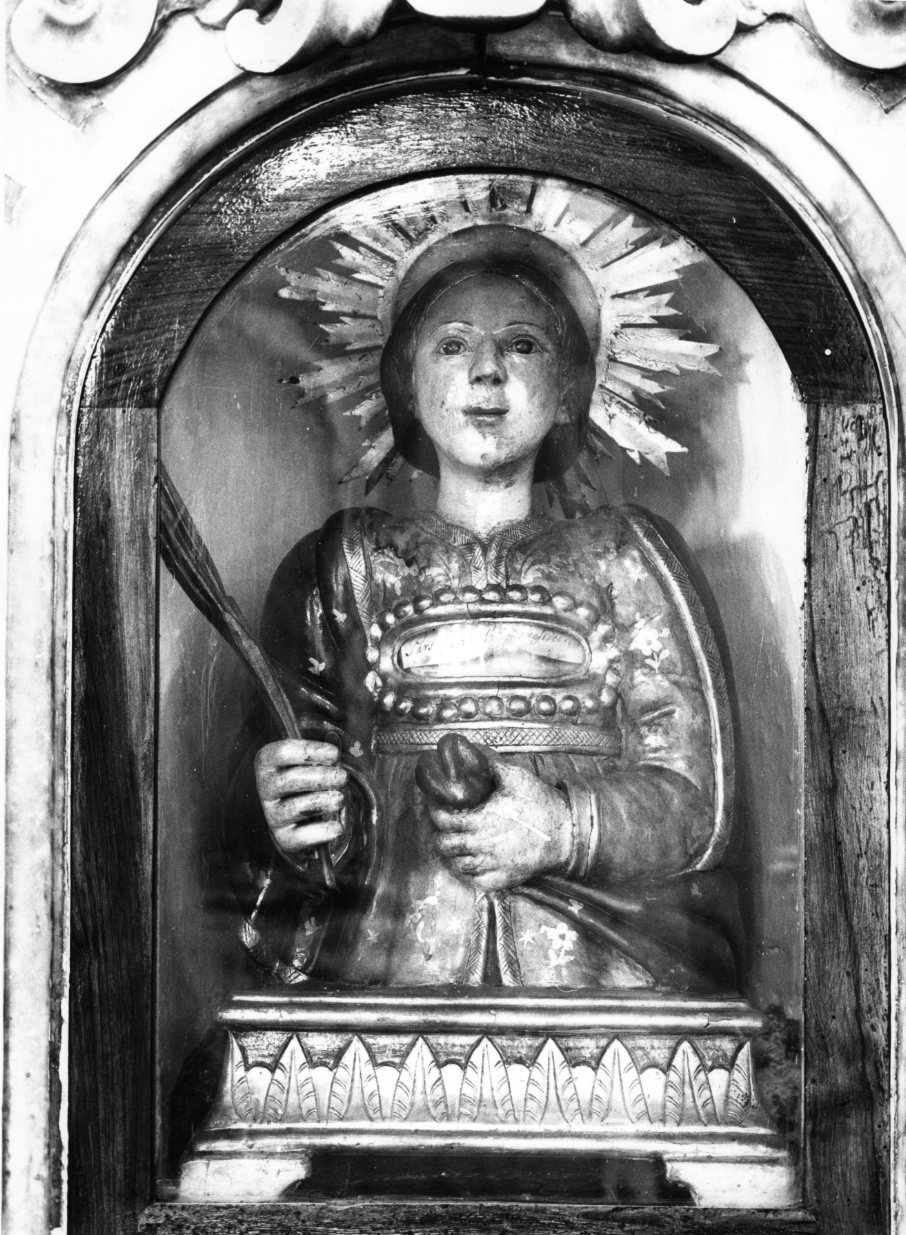 Santa Bonafede (reliquiario - a busto, coppia) - bottega molisana (sec. XVIII)