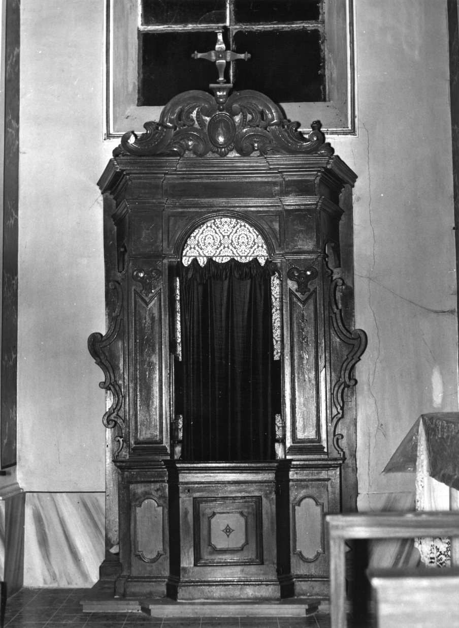 confessionale - bottega molisana (sec. XVIII)