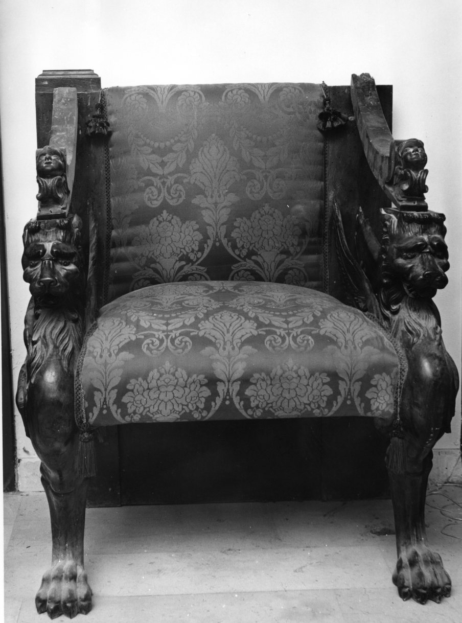 poltrona - bottega Italia meridionale (seconda metà sec. XIX)