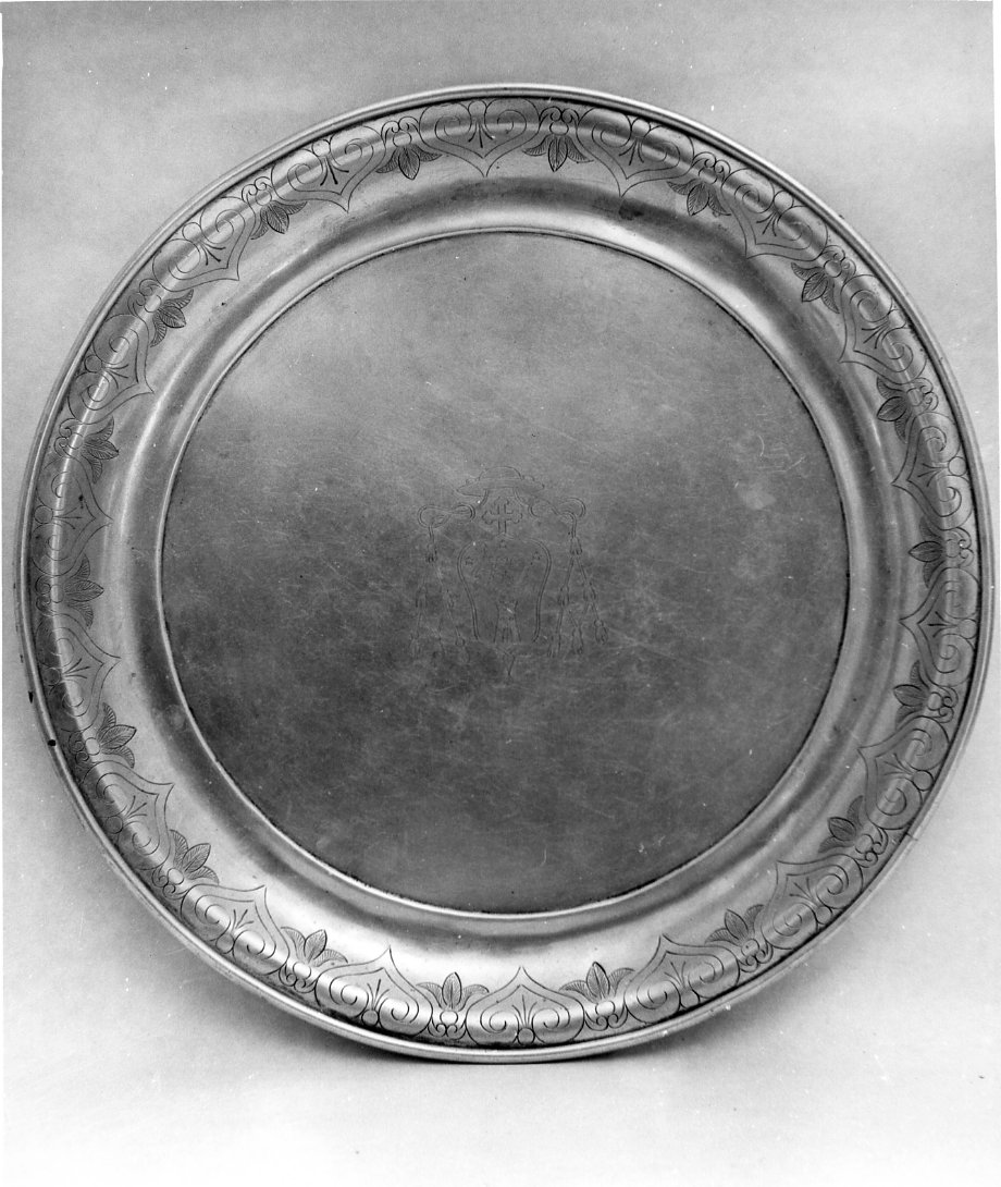 piatto - bottega napoletana (secc. XIX/ XX)