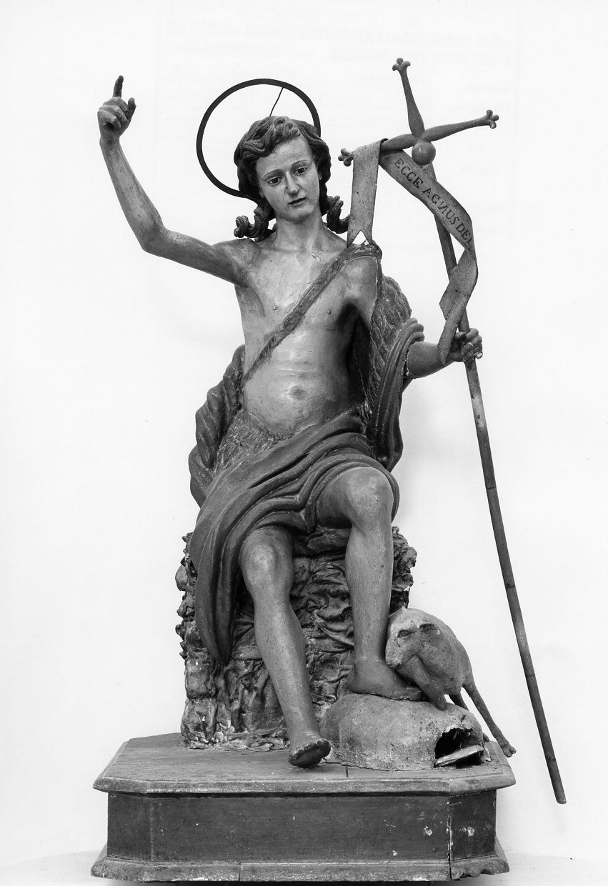 San Giovanni Battista (statua) - bottega molisana (secc. XVIII/ XIX)