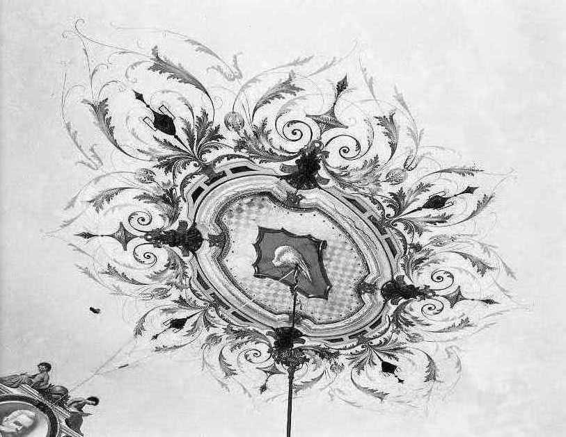 stemma comunale (decorazione pittorica, elemento d'insieme) di Benevento Luigi (inizio sec. XX)