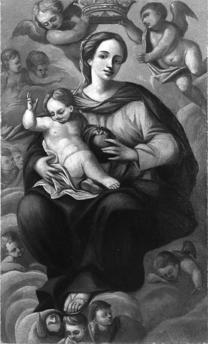 Madonna degli Angeli, Madonna con Bambino (dipinto) - ambito Italia meridionale (primo quarto sec. XVIII)