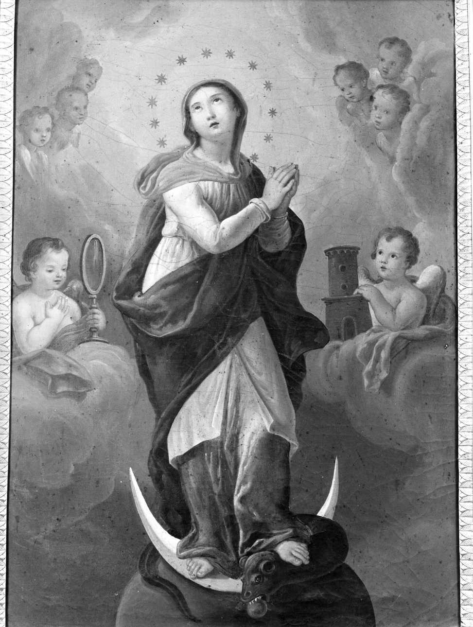 Immacolata Concezione (dipinto) - ambito Italia meridionale (fine/inizio secc. XIX/ XX)