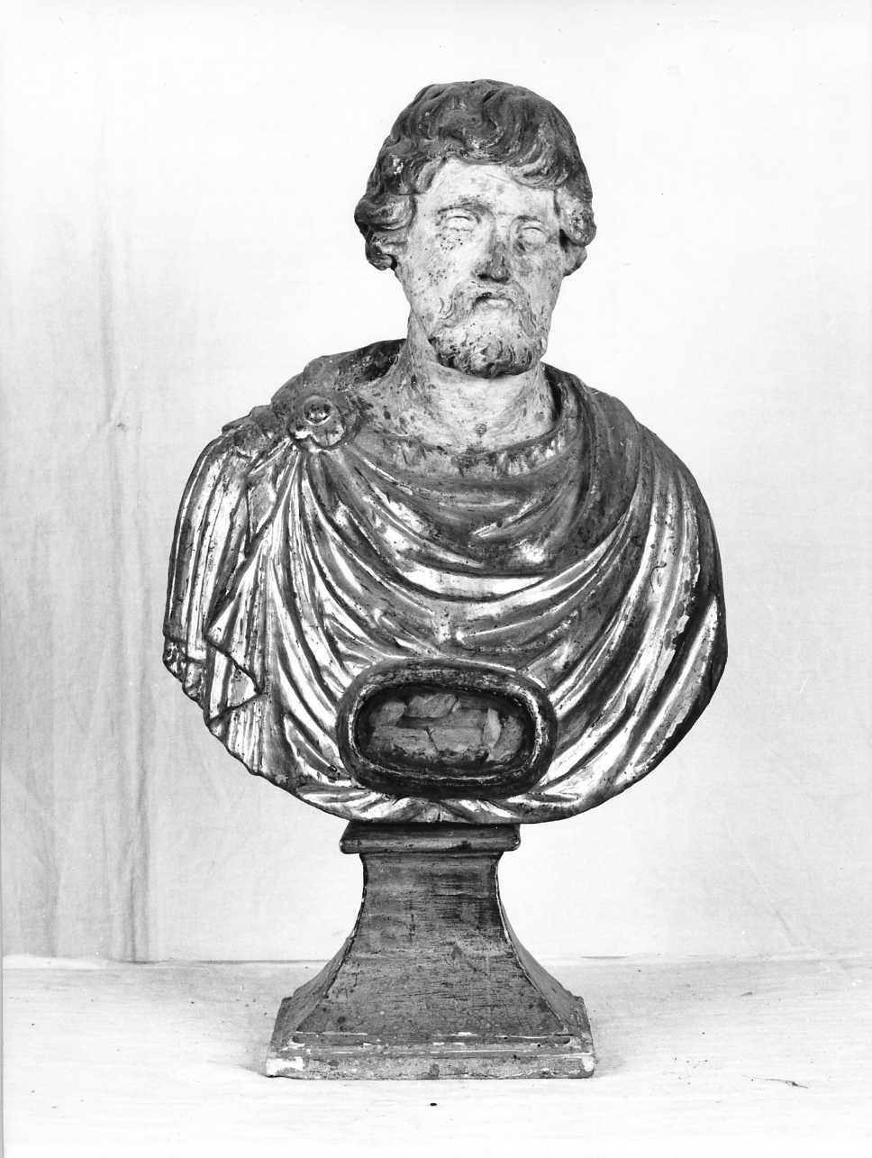 Santo martire (reliquiario - a busto) - bottega napoletana (seconda metà sec. XVII)