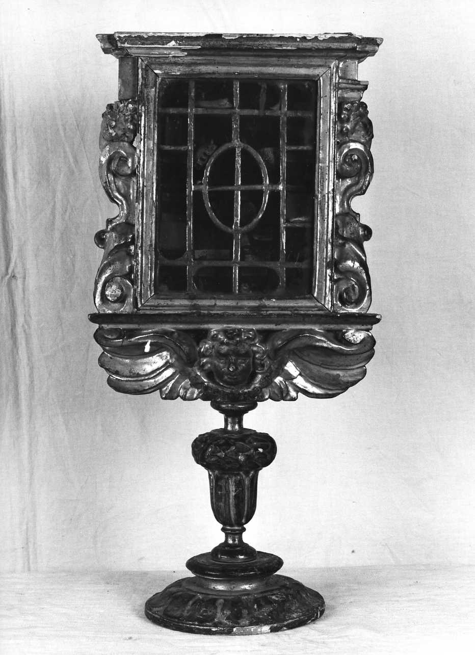 reliquiario - a ostensorio - bottega napoletana (sec. XVII)