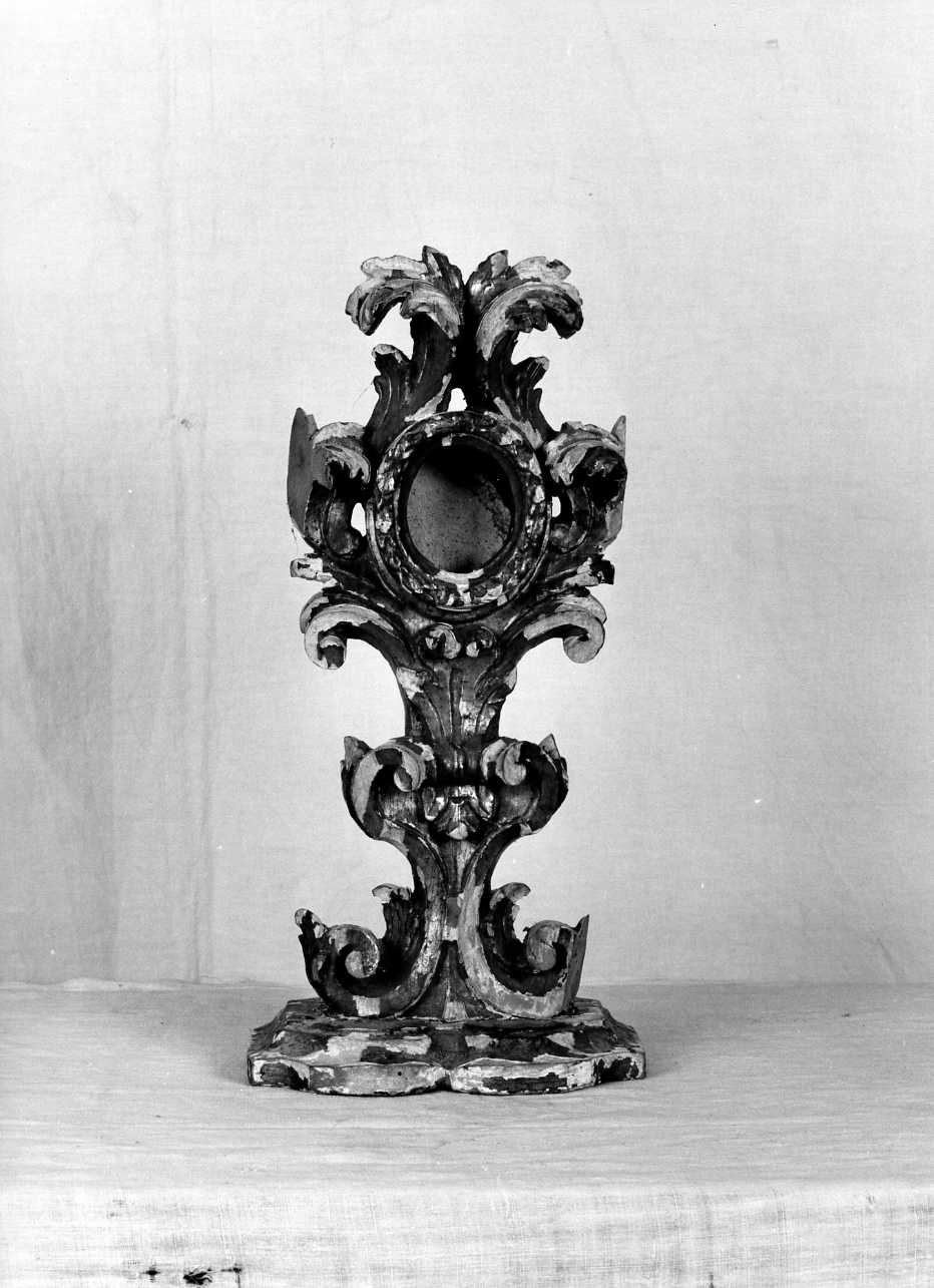 reliquiario - a ostensorio - bottega napoletana (sec. XVIII)