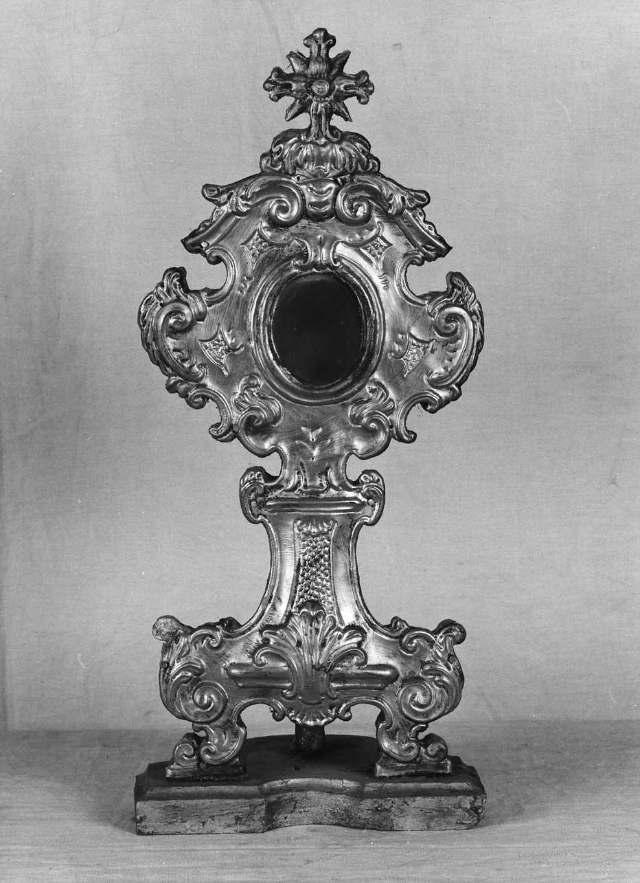 reliquiario - a ostensorio - bottega Italia meridionale (sec. XVIII)