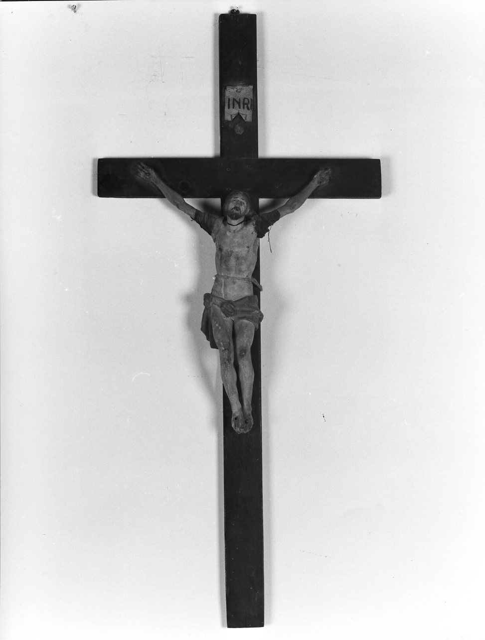 crocifisso - bottega Italia meridionale (fine/inizio secc. XVIII/ XIX)