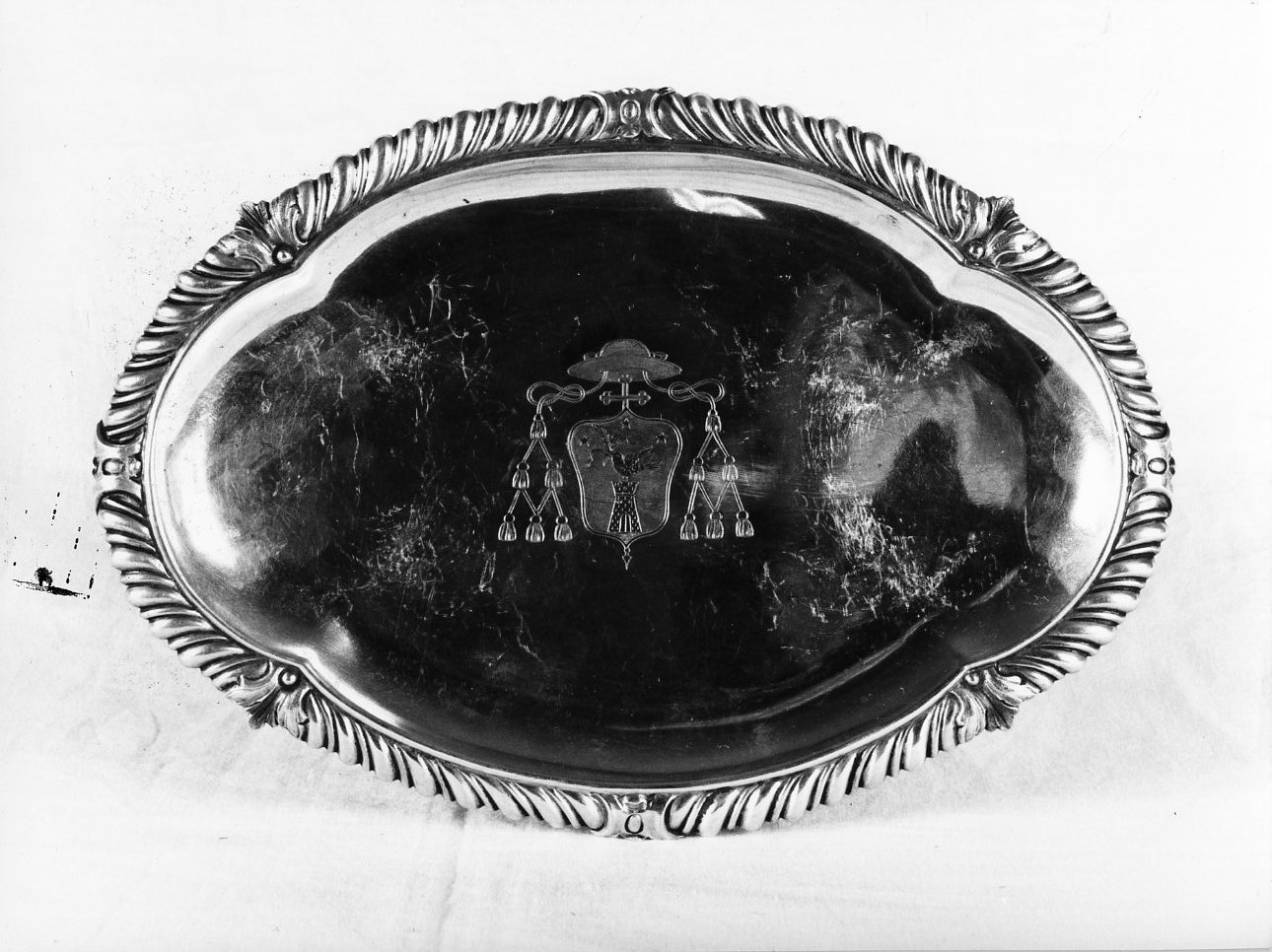 piattino da comunione - bottega napoletana (secc. XIX/ XX)