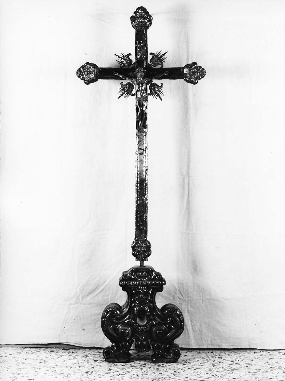 crocifisso - bottega campana (secc. XVIII/ XIX)