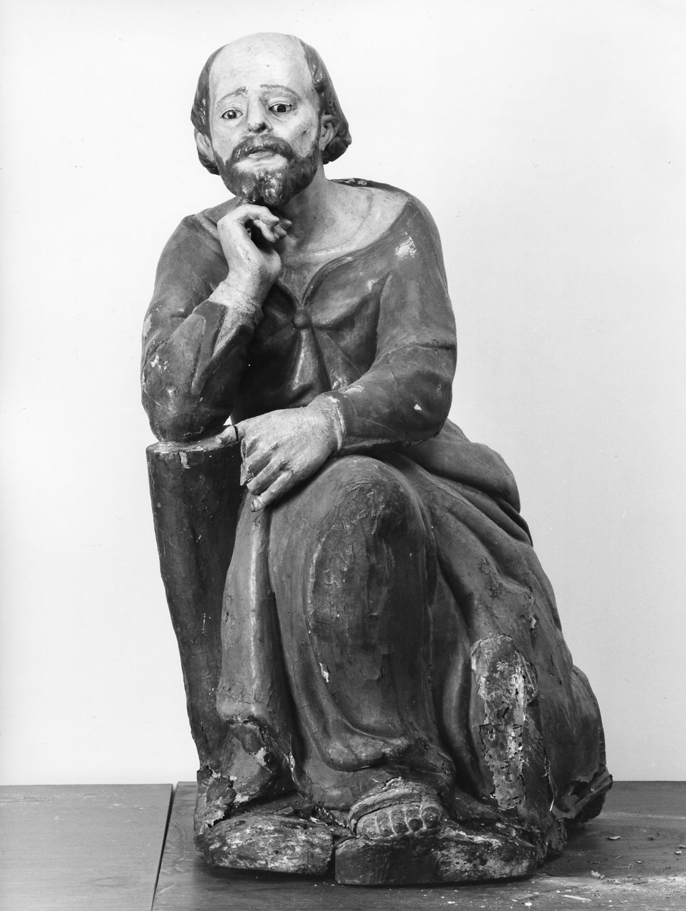 San Giuseppe (statua da presepio) - bottega napoletana (sec. XVI)