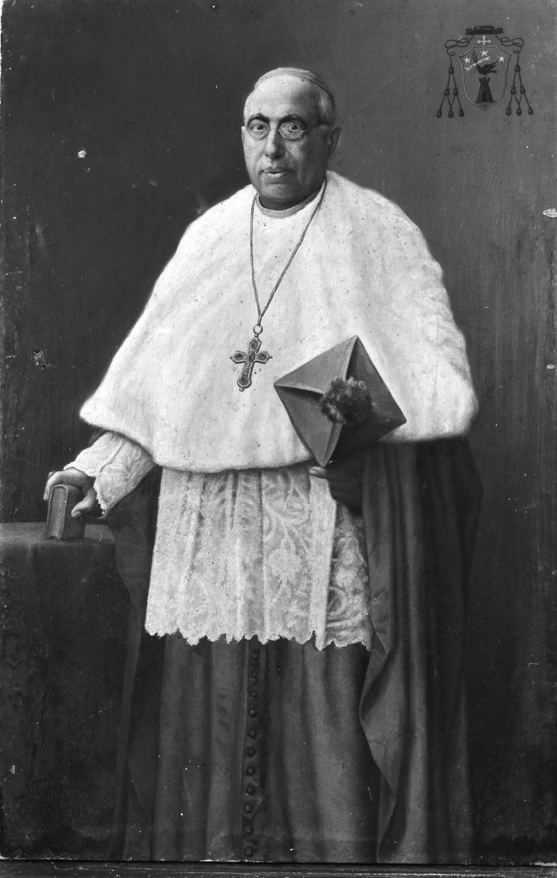 ritratto del vescovo Nicola Maria Merola (dipinto) - ambito Italia meridionale (secc. XIX/ XX)