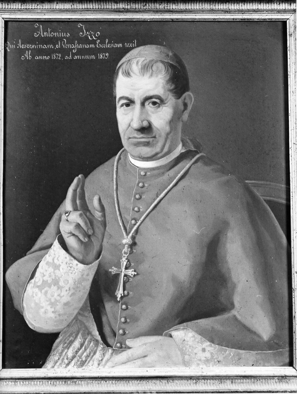 ritratto del vescovo Antonio Izzo (dipinto) - ambito Italia meridionale (sec. XIX)