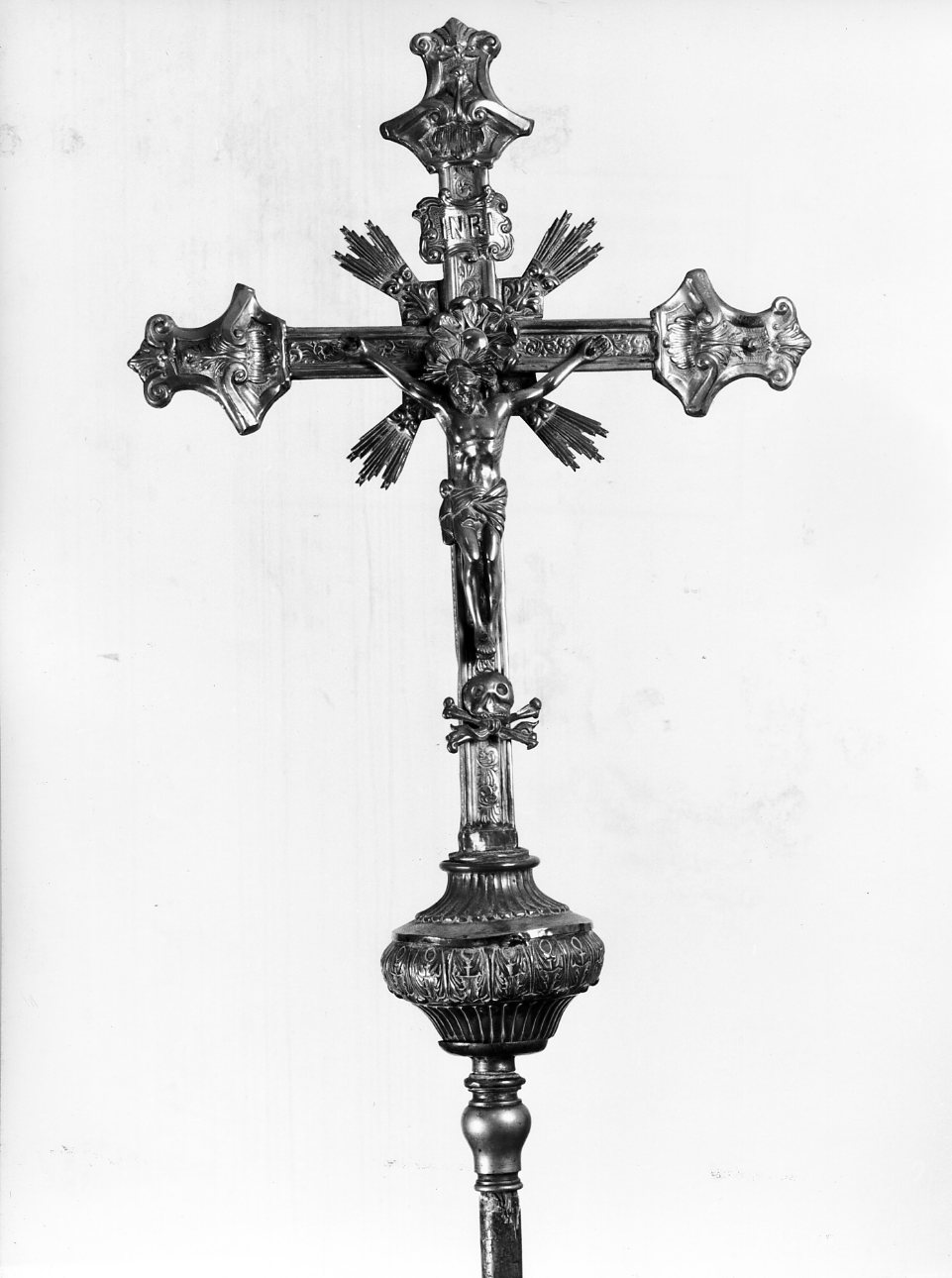 croce - bottega napoletana (fine/inizio secc. XVIII/ XIX)