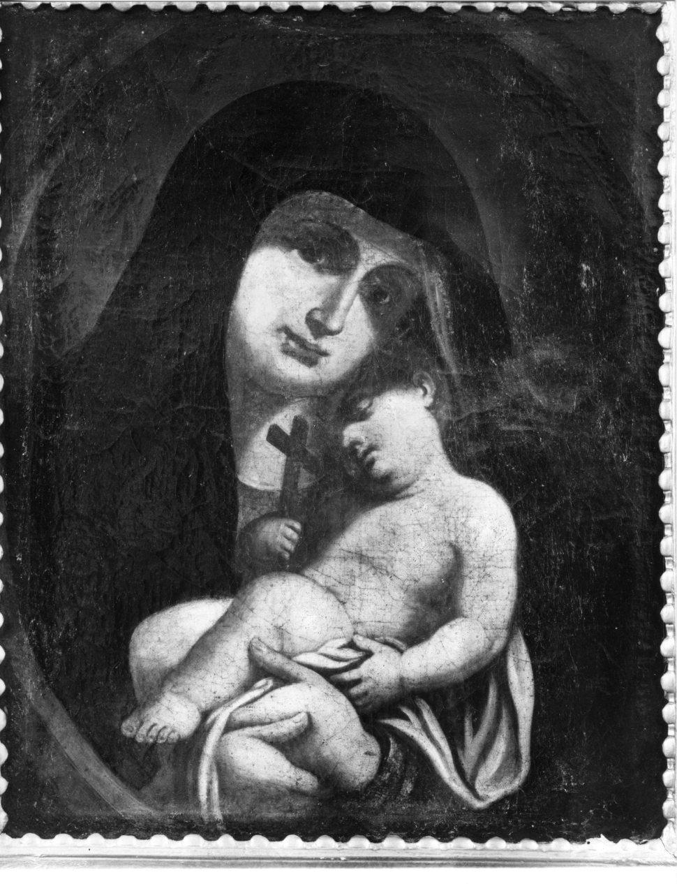 Madonna con Bambino (dipinto) - ambito napoletano (sec. XVII)