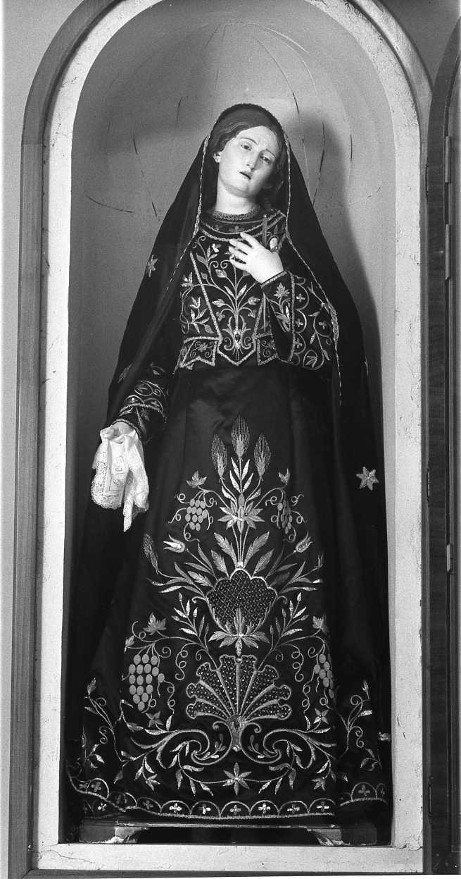 Madonna Addolorata (manichino) - bottega Italia meridionale (sec. XVIII)