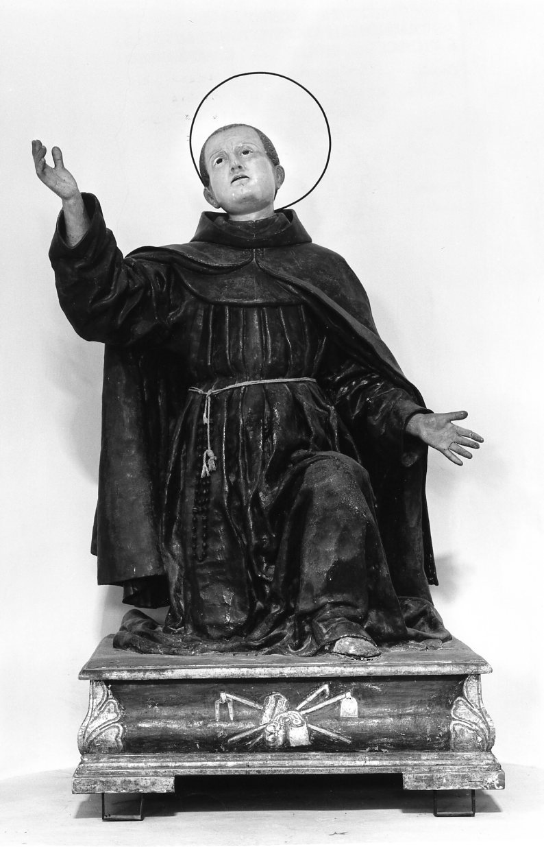 San Pasquale Baylon (statua) di Falcucci Michele (attribuito) (sec. XIX)