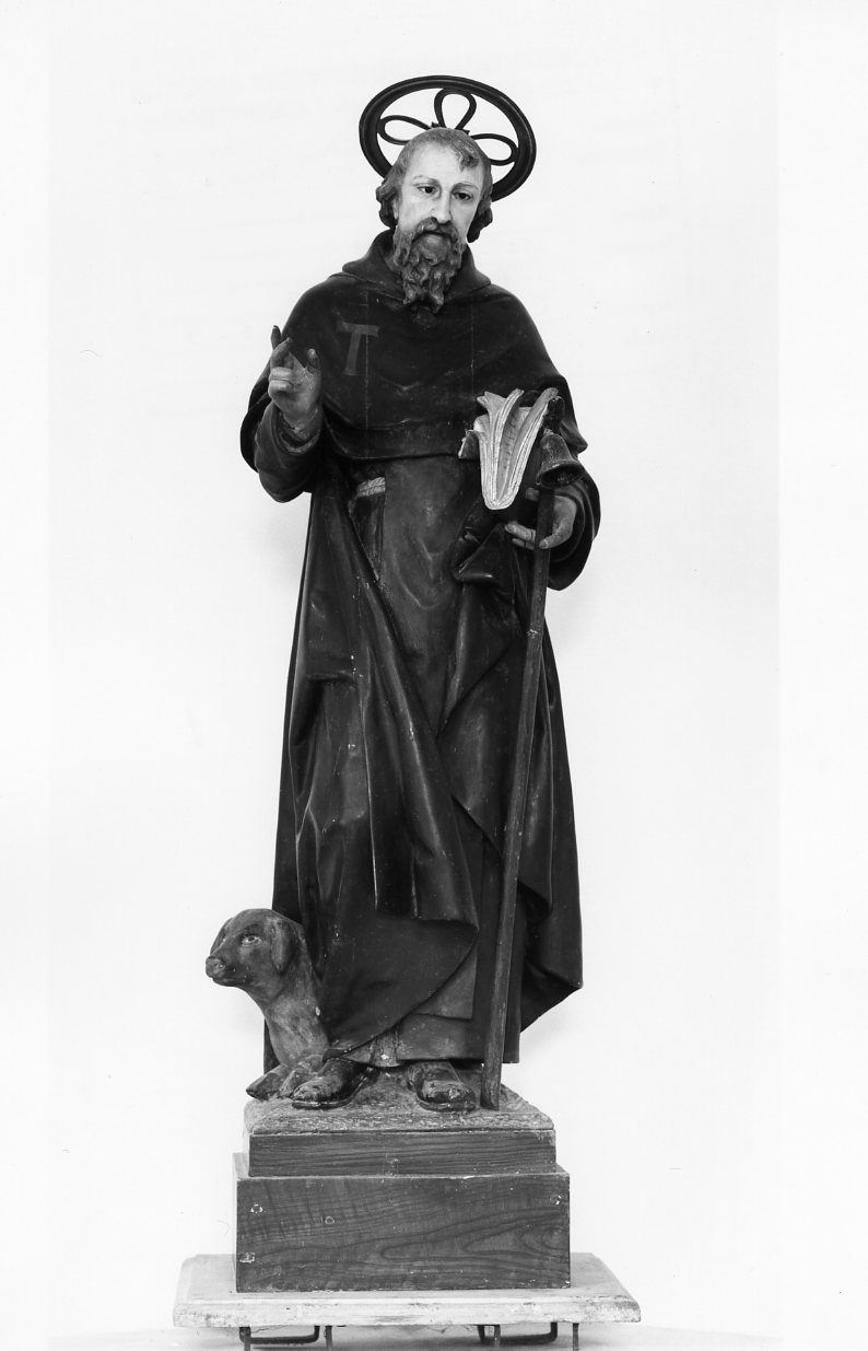 Sant'Antonio Abate (statua) - bottega leccese (terzo quarto sec. XIX)