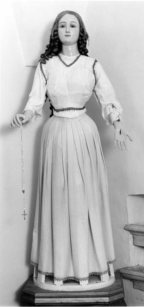 Madonna del Rosario (manichino) - bottega molisana (sec. XIX)