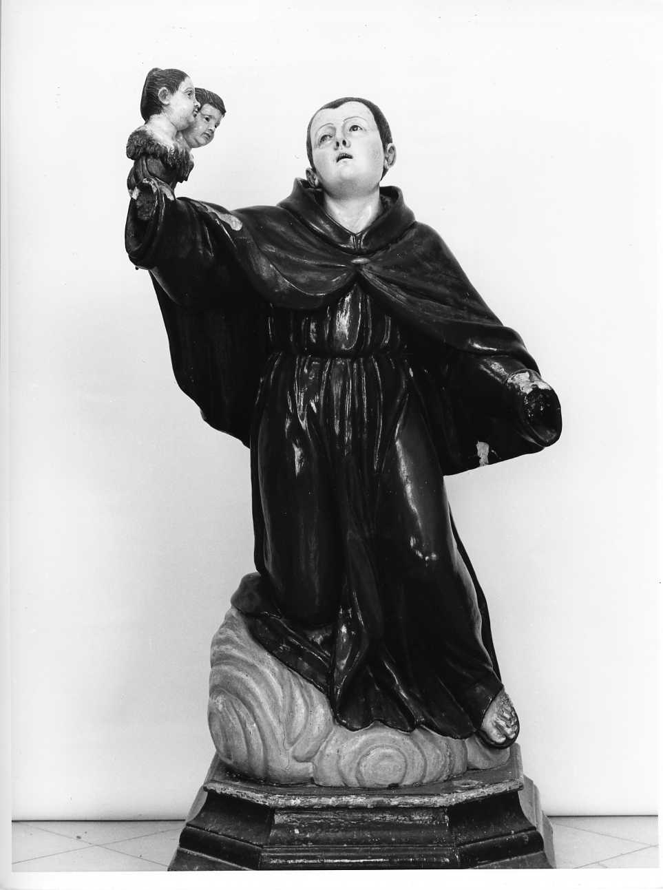 San Pasquale Baylon (statua) di Colombo Giacomo (scuola) (prima metà sec. XVIII)