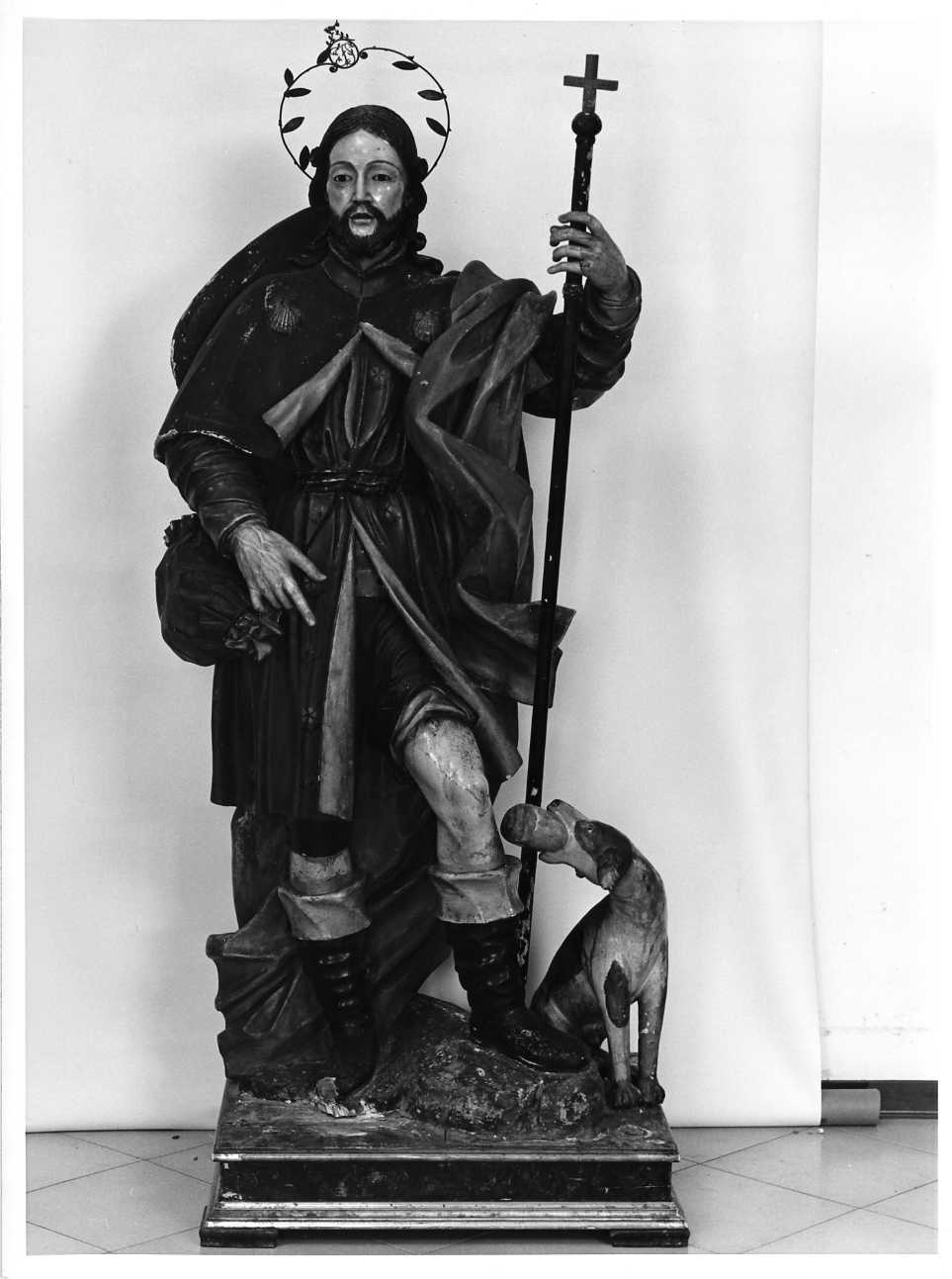 San Rocco (statua) - bottega molisana (seconda metà sec. XVIII)