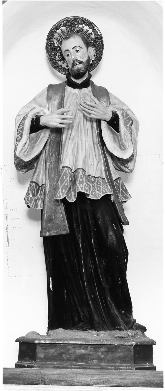 San Gaetano da Thiene, Santo (statua, opera isolata) di Di Zinno Paolo Saverio (sec. XVIII)