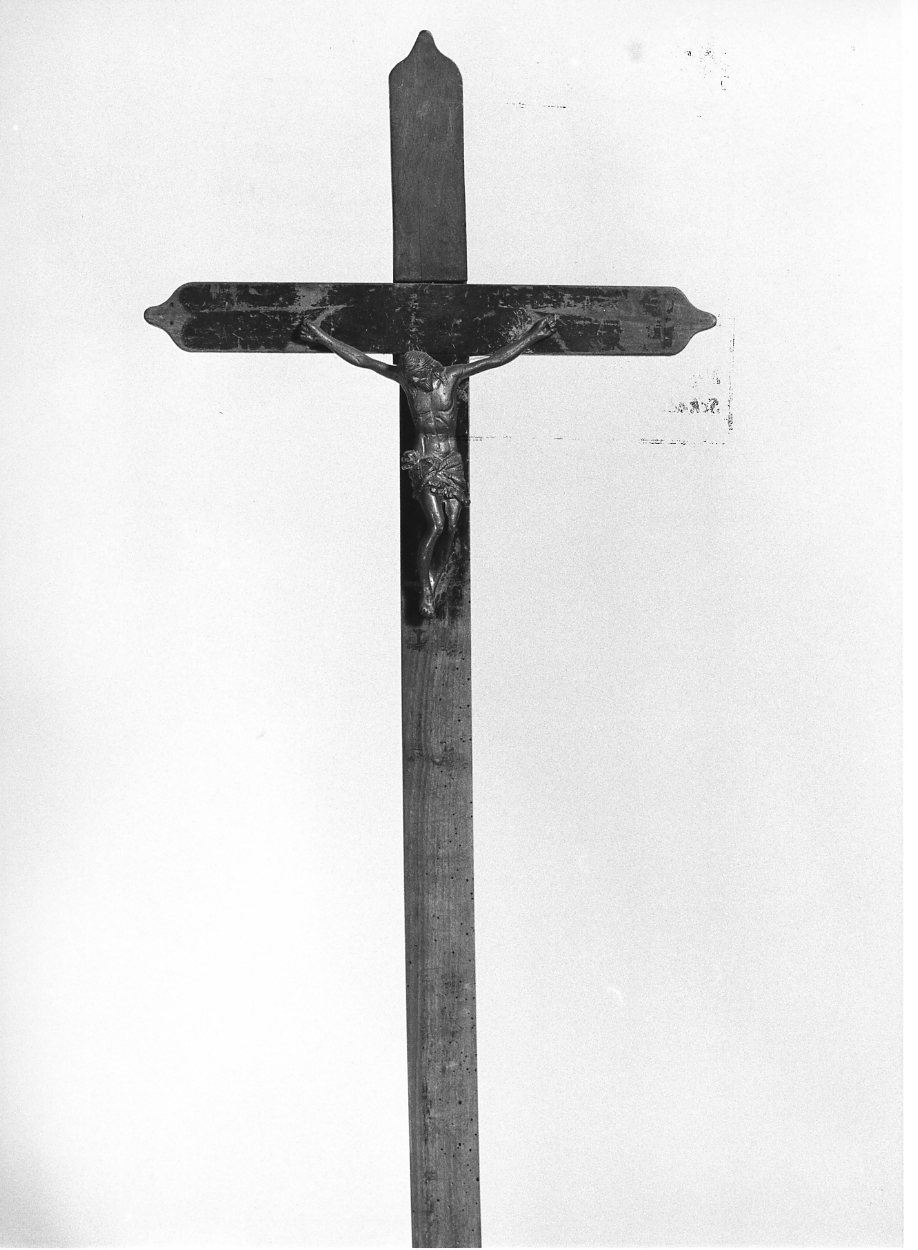 croce processionale, opera isolata - bottega molisana (sec. XIX)