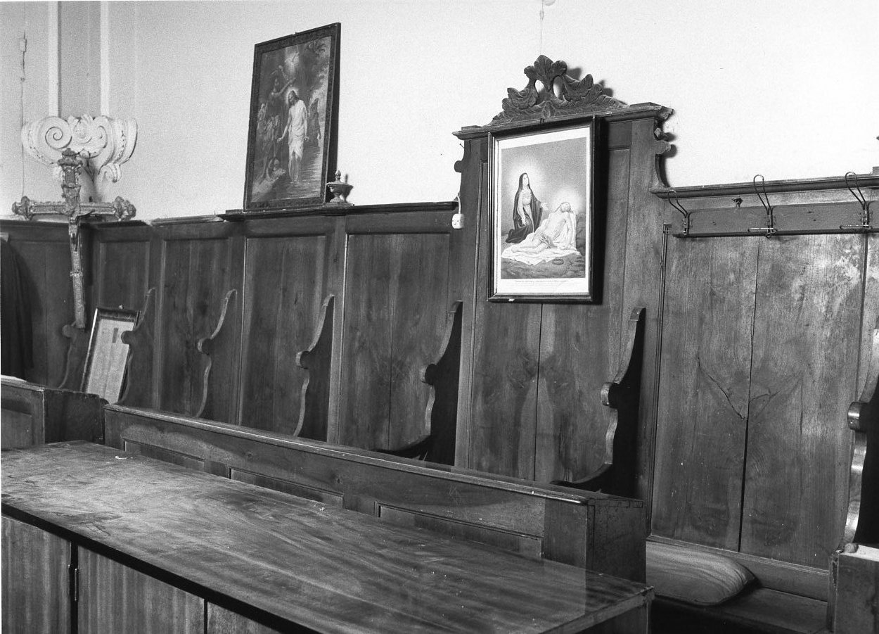 stalli del coro, opera isolata - bottega molisana (sec. XIX)