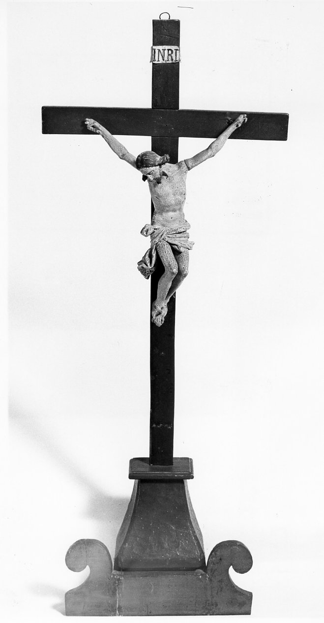 croce d'altare, opera isolata - bottega molisana (sec. XIX)