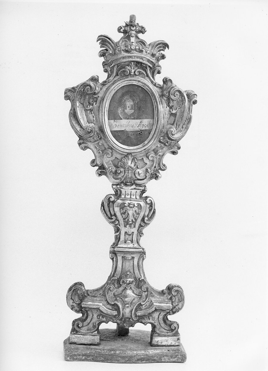 reliquiario - a ostensorio, opera isolata di Matacena Pasquale (sec. XVIII)