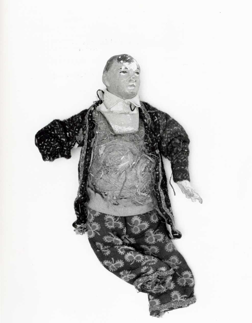 uomo giovane (statuetta di presepio, opera isolata) - bottega napoletana (secc. XVIII/ XIX)