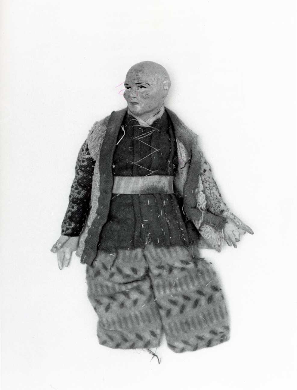 popolano (statuetta di presepio, opera isolata) - bottega Italia meridionale (secc. XVIII/ XIX)