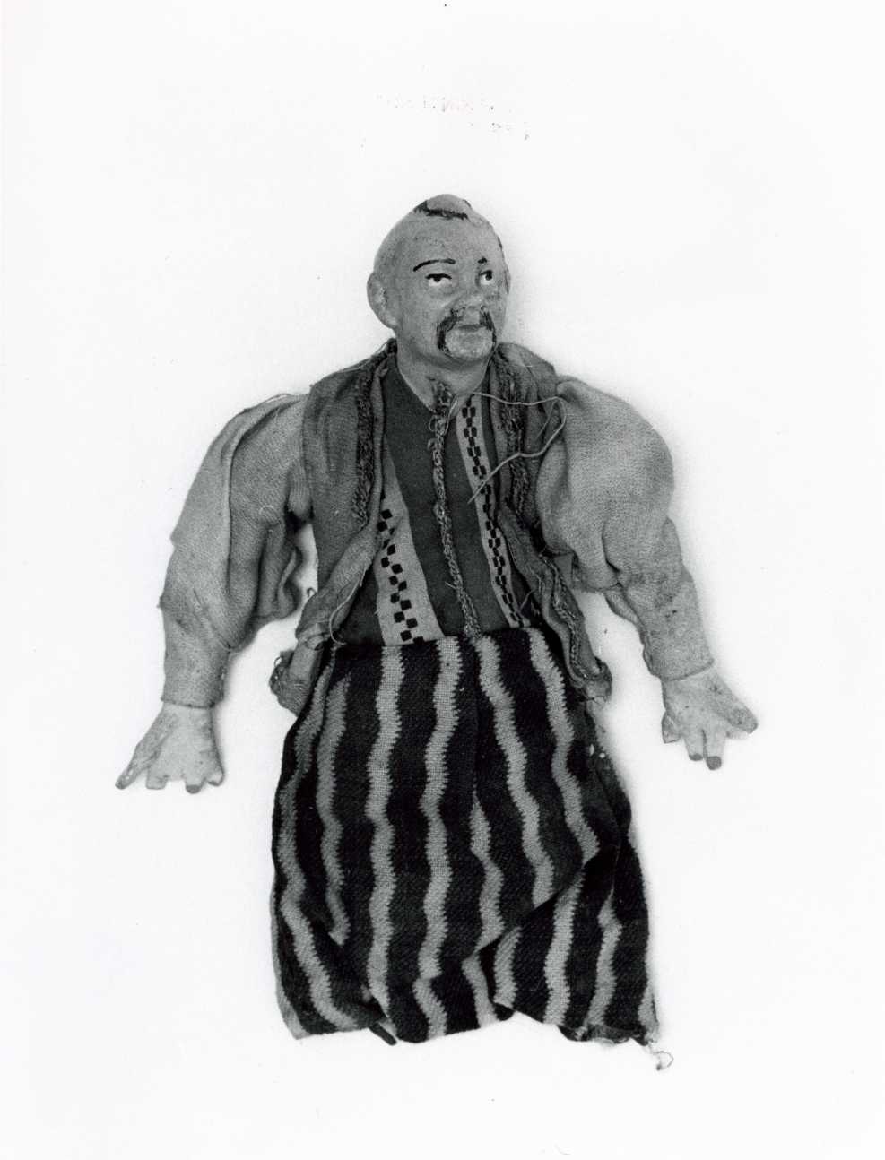 personaggio orientale (statuetta di presepio, opera isolata) - bottega napoletana (secc. XVIII/ XIX)