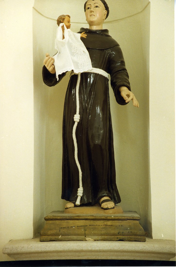 Sant'Antonio da Padova (statua) - bottega molisana (fine sec. XIX)