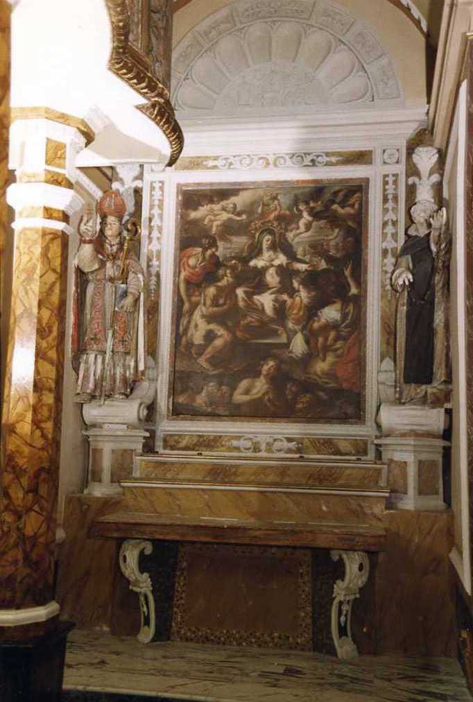 altare, complesso decorativo - bottega molisana (prima metà sec. XVIII)
