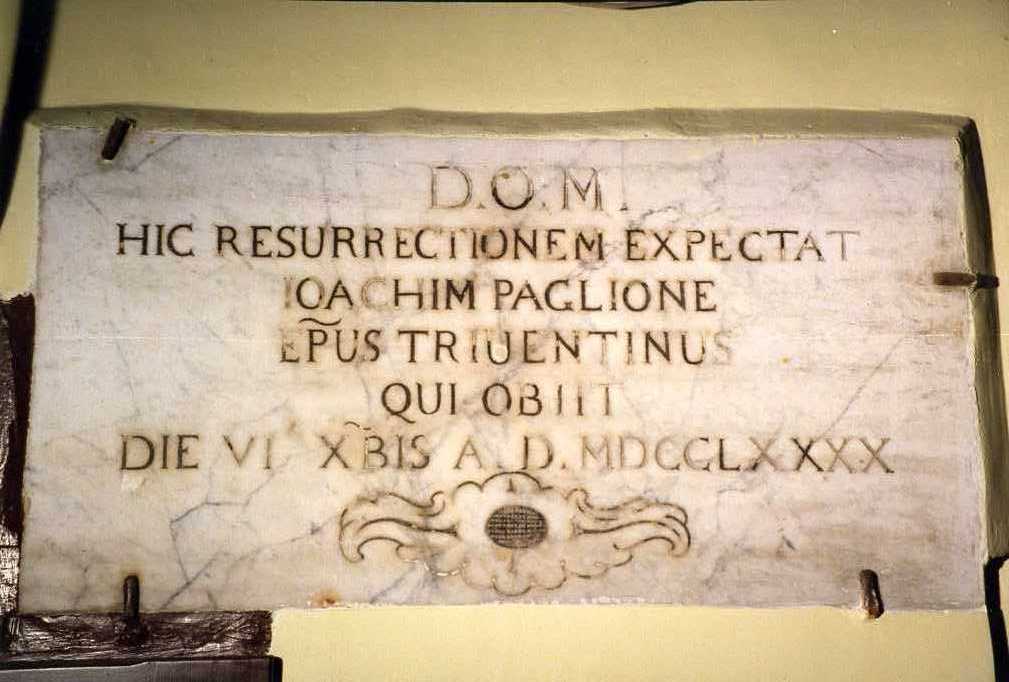 lapide - bottega Italia meridionale (sec. XVIII)