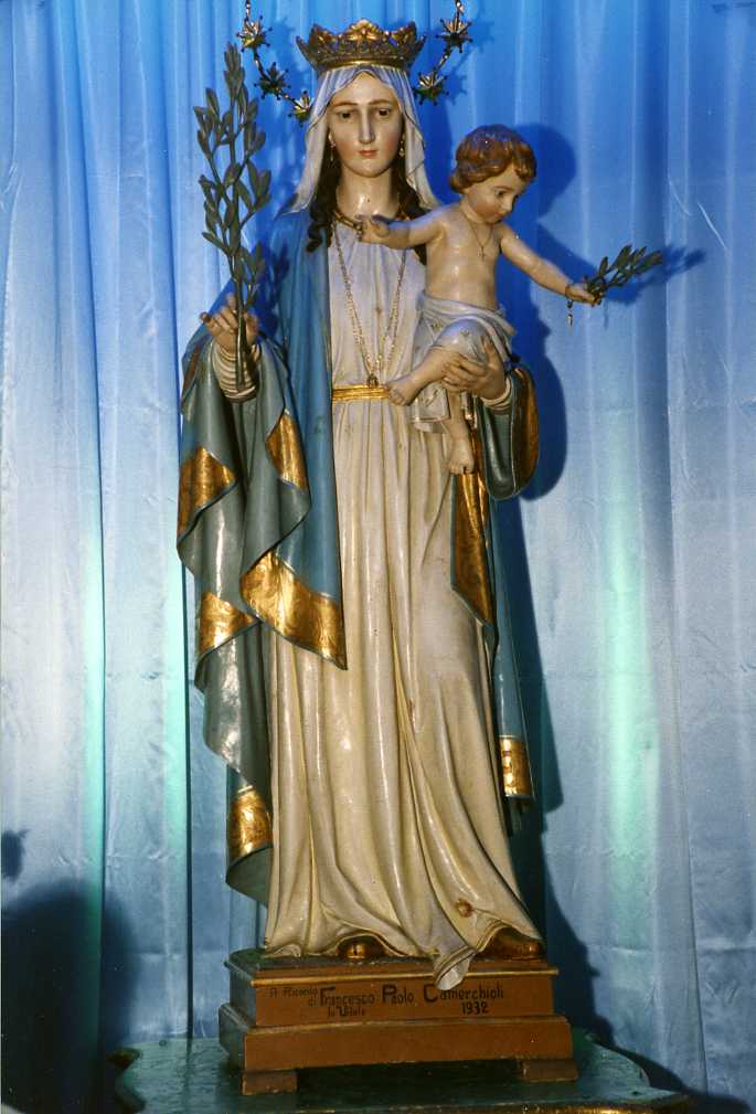 Madonna con Bambino (gruppo scultoreo) - bottega molisana (sec. XX)