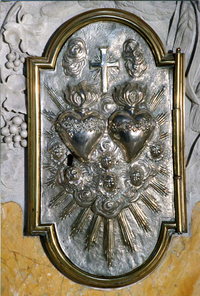 sportello di tabernacolo - bottega napoletana (fine sec. XIX)